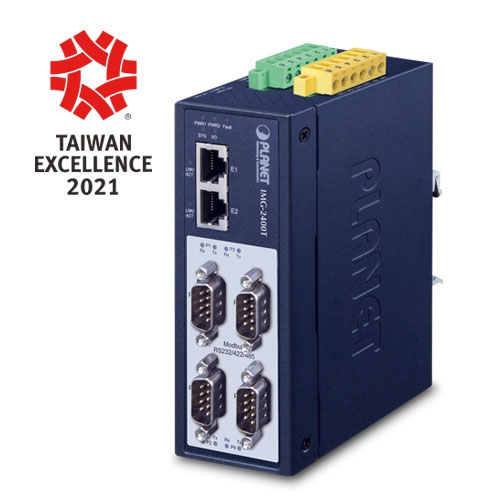 IMG-2400T Шлюз Modbus 4-Порта RS232/422/485 Промышленный