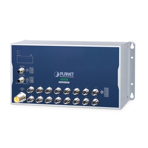 ITS-6326-16T-WV Управляемый ЖД коммутатор L3/16 M12 1G