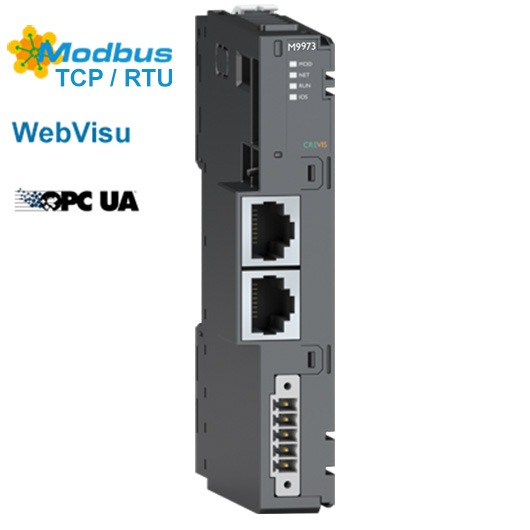 ML9973 ПЛК, Codesys, MODBUS TCP/RTU, OPC UA, WebVisu