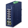 IFGS-1022TF Промышленный неуправляемый коммутатор/8 RJ45 PoE 100M/2 RJ45 1G/2 SFP 1G
