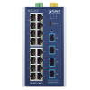 IGS-4215-16T4X Промышленный управляемый коммутатор L2+/16 RJ45 1G/4 SFP+ 10G