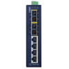 ISW-621TS15 Промышленный неуправляемый коммутатор/4 RJ45 PoE 100M/2 SFP 100M