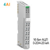 GT-3154 Аналоговый ввод, 4AI, 0-20/4-20 мА, 16 бит АЦП, RTB 10