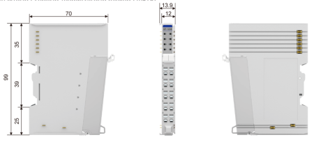 GT-1138 Дискретный ввод, 8DI, 3,3 В/5В (DC), Sink/Source, RTB 10