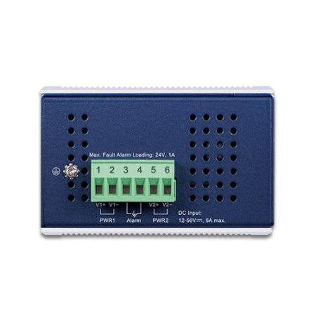 IGUP-1205AT Промышленный медиаконвертер 2-порта 100/1000X в 1-порт 10/100/1000Т 802.3bt POE++