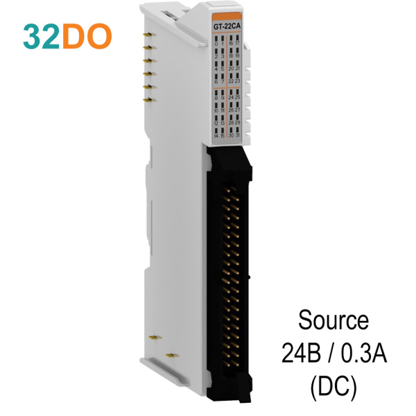 GT-22CA Дискретный вывод, 32DO, 24 В/0.3А (DC), Source, IDC 40