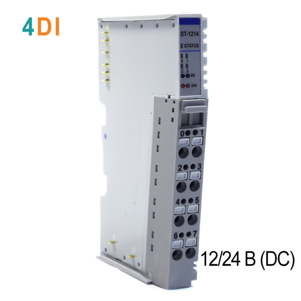 ST-1214 Дискретный ввод, 4DI, 12/24 В (DC), Sink, RTB 8