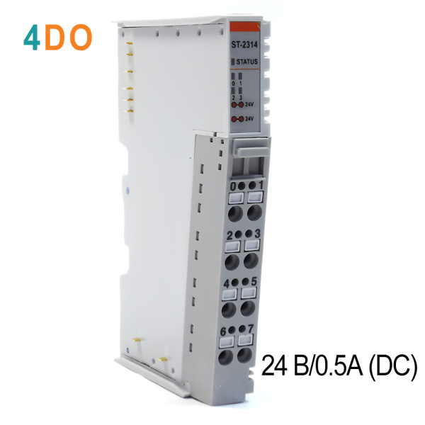 ST-2314 Дискретный вывод, 4DO, 24 В/0.5А (DC), Sink, RTB 8