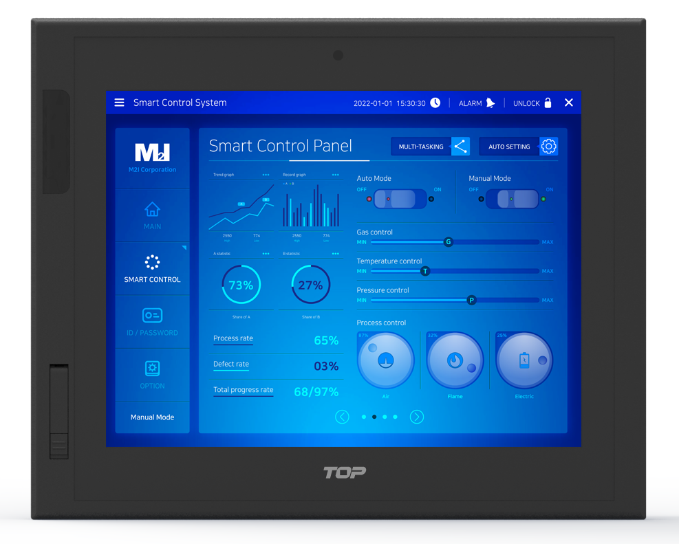 TOPRD1220X Модуль дисплейный 12.1″, 1024x768, передняя камера, датчик движения, мультитач