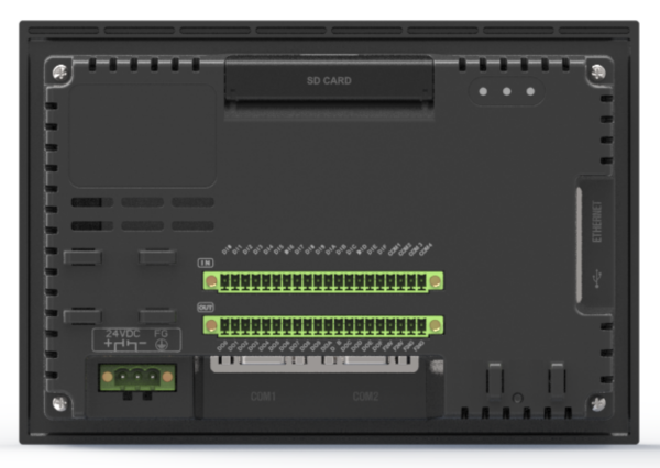 TOPRW0710WD-IO Панель оператора 7″, 16 DI/16DO (Sink),800x480, 128MB, SD карта, 24VDC, широкоформатн