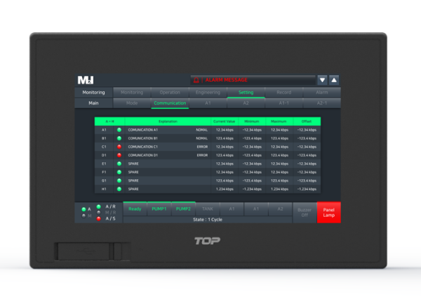 TOPRE0700WD NE Панель оператора 7″, 800x480, 64MB, SD карта, 24VDC